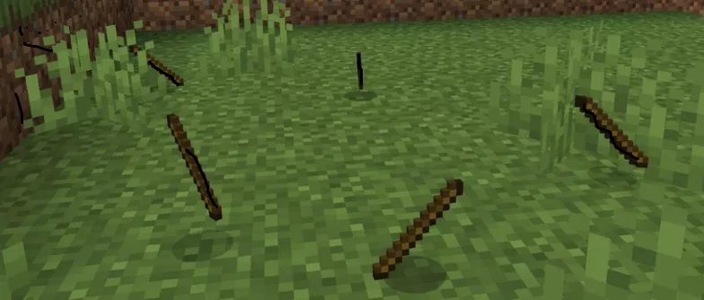 collect-sticks-to-make-banner-in-minecraft