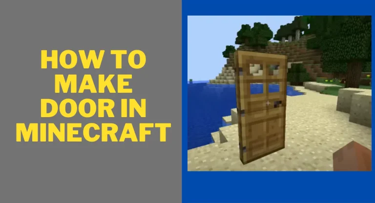 how-make-door-in-minecraft