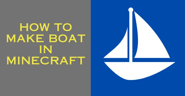 how-to-make-boat-in-minecraft