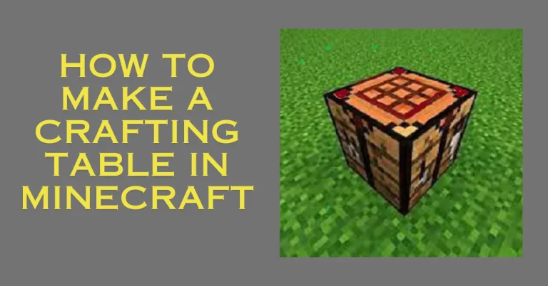 how-to-make-crafting-table-in-minecraft
