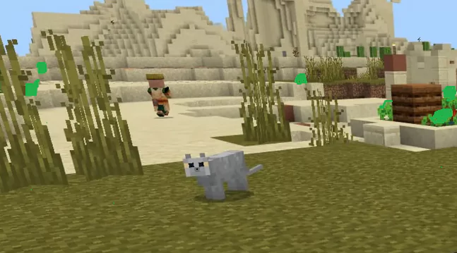 look-for-cats-around-villages-in-minecraft