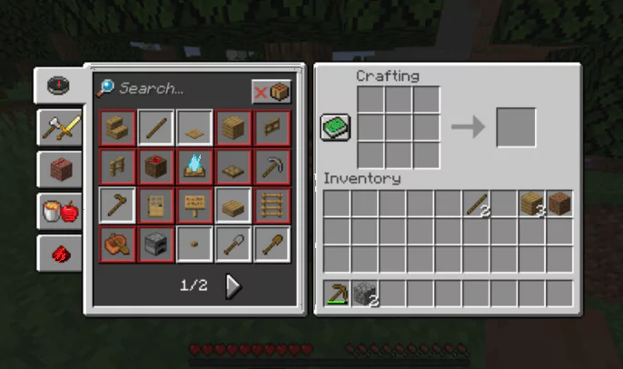 use-crafting-table-in-minecraft