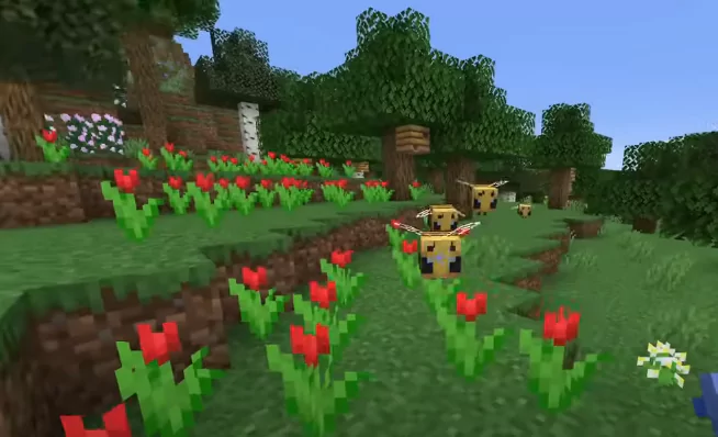 bees-in-minecraft