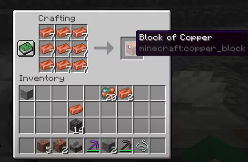 block-of-copper in Minecraft