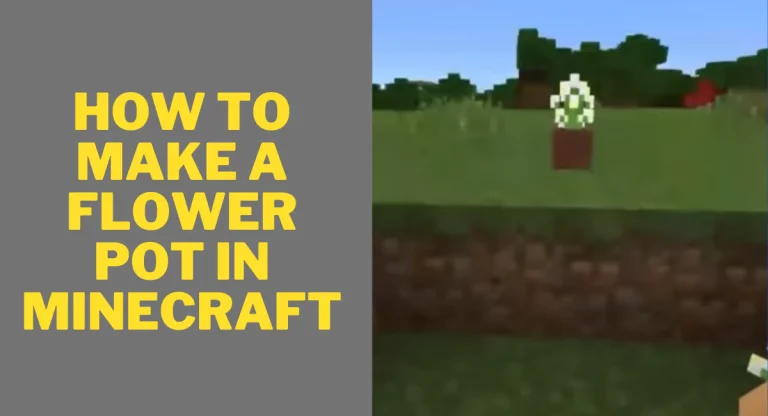 how-to-make-flower-pot-in-minecraft
