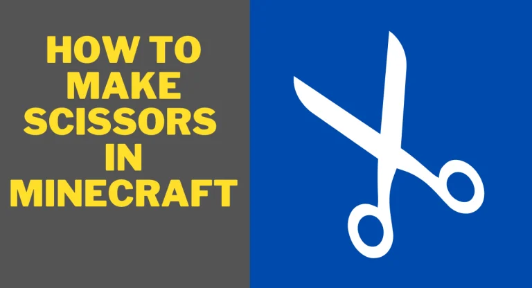 how to make shears in Minecraft
