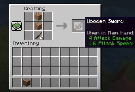 how-to-make-sword-in-minecraft